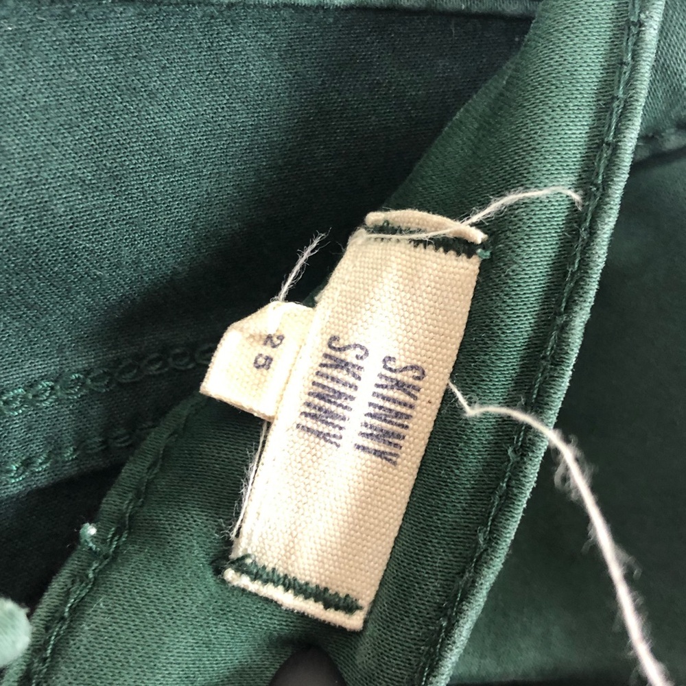 Madewell Skinny Skinny Dark Green Jeans - Picture 6 of 6